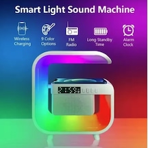 Novahub Kablosuz Müzik İstasyonu Ve Aydınlatma, Alarm Ve Zaman Göstergesi, Şarj Lambası