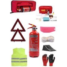 Eva Trafik Ve İlk Yardım Seti Ekonomik - Tüvtürk Uyumlu Eva Trafik Seti Tüp 4 Yıl Garantili