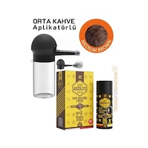 Aplikatörlü Saç Dolgunlaştırıcı Fiber Topik Toz Orta Ton Kahverengi 721500