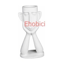 Polyester Elleri Yüzünde Soyut Saksı 25X12 Cm Hyk610