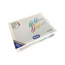Mas Multipack Renkli Ataş Pvc Kaplı 28 Mm. 400'Lü