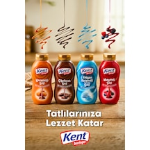 Kentboringer Topping Sos 4'lü Avantajlı Elips Set Karamelli-çikolatalı-italyankarameli-meyveli
