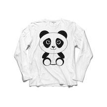 Panda Aşkı Heart Love Kalp Ayı Bear Uzun Kollu Tişört (518431166)