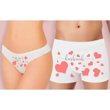 Bk Gift Özel Tasarım Eğlenceli Brezilya Stili Krem Külot Ve Beyaz Erkek Boxer Set, Yıl Dönümü/ Doğum Günü / Sevgililer Günü Hediyesi, Esprili Hediye-1 Bk Gift Özel Tasarım Eğlenceli Brezilya Stili Krem Külot Ve Beyaz Erkek Boxer Set, Yıl Dönümü/ Doğum Günü / Sevgililer Günü Hediyesi, Esprili Hediye-1