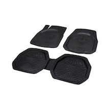 Seat İnca İle Uyumlu Ekstra Plus Siyah 3d Havuzlu Universal Paspas