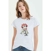Anime One Piece Baskılı Beyaz Kadın Tshirt (534309640)