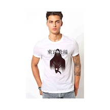 Anime Tokyo Ghoul Anteiku Baskılı Beyaz Erkek Tshirt (530981938)