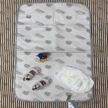 meditroia Bebek Alt Açma Minderi Bakım Pedi Örtüsü Sıvı Geçmez... Açık Gri