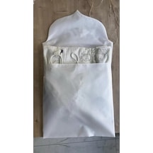 Bezos Fransız Güpürlü Zarf Bohça 50x50 Cm Nişan Bohçası Söz Bohçası 3 Boyutlu Tekli Bohça Agc