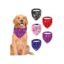 Tineke Evcil Hayvan Köpek Boyun Tasması Yakalık Önlük Fular No Mor Büyük 450 Çok Renkli