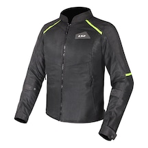 Ls2 Breeze Tam Yazlık Siyah - Neon Sarı Motosiklet Montu