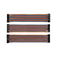 30 Cm 120 Li Dişi-dişi, Erkek-erkek, Erkek-dişi Jumper Kablo Seti