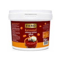 Fiero Soğuk Jöle Karamel 7 Kg Pasta, Cheesecake Ve Tatlılar İçin Profesyonel Parlak Karamel Aromalı Pasta Jölesi