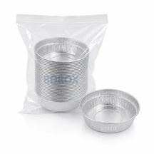 Borox Alüminyum Tartım Kabı - 96x22mm Tartım Kapları 50adet
