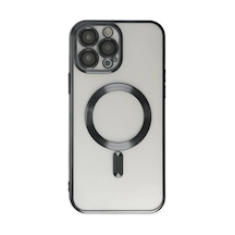 Apple, Uyumlu iPhone 14 Pro Kılıf Kross Magneticsafe Kapak - Siyah