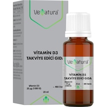 VeNatura Vitamin D3 Takviye Edici Gıda 1000 IU 460 Damla 20 ml