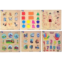 Cc Oyuncak. Memo 32X32 Eğitici Şekiller - 6  Assorti