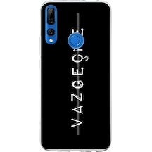 Honor 9x Uyumlu Vazgeçme Yazılı Baskılı Silikon Kılıf Renkli