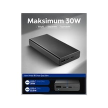 Spigen 20000 Mah Alüminyum Kasa 30w Usb-c + Usb-a Hızlı Şarj 3 Portlu Powerbank / 1 Metre Type-c 30.000 Mah