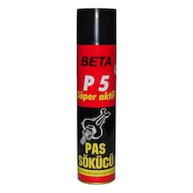 Beta Pas Sökücü Sprey 500 Ml P5 Pas Çözücü Yağlayıcı Sprey Makine Bakım Pas Sökücü