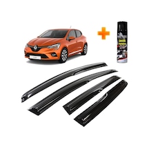 Renault Clio 5 Mügen Cam Rüzgarlığı Hb 2019 Sonrası 4 Lü Takım +500ml Lastik Parlatıcı
