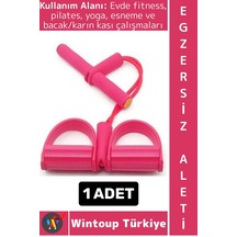 Egzersizaleti Evde Spor Fitness Aerobik Egzersiz Yoga Esneme Karın Bacak Alt Egzesiz Lastiği Çok Renkli