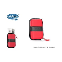 Addison Adisson Hdd-136 Harddisk Kılıfı, Kırmızı, 2.5" 01