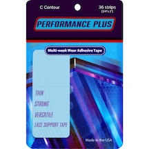 Truetape Performanceplus Mavi Protez Saç Bandı C Oval 2.0 CM x 7.5 CM