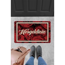 Evaşk Kapı Önü Paspası Vinil Kaymaz Tabanlı 45 X 70 Evaşkdm12123