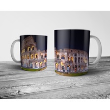 Pixxa Colosseum Kolezyum Roma Italya Kupa Bardak Model 1