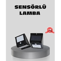 Hubrendy Kargo Güneş Enerjili Sensörlü Dış Mekan Duvar Lambası 3 Modlu, 2200mah Pil, 120 Algılama