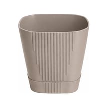 Omnipazar So-zb05 Zambak Dekoratif Plastik Saksı 8.8 Litre No:5 Mocha