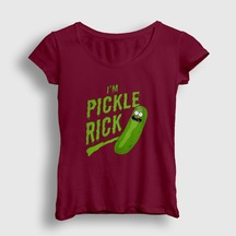 Presmono Kadın Pickle Rick And Morty T-Shirt