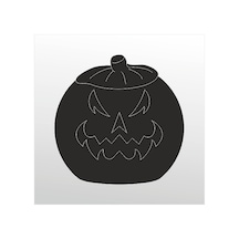 Folyo Sticker Kızgın Kabak 80cm Uzunluk Siyah