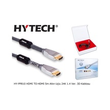 Hytech Hy-Pp810 Hdmi To Hdmi 5Mt Altın Uçlu 24K 1.4 Ver. 3D Kablo