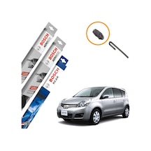 Nissan Note Muz Silecek Takımı Ön Arka Bosch Aeroeco 2005-2013