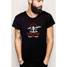 The Witcher Geralt Of Rivia Baskılı Siyah Erkek Tshirt