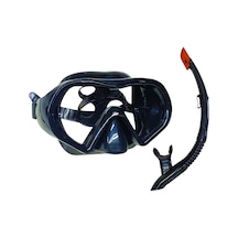 Star Diving Dalış Maskesi Ve Snorkel Yetişkin - 51712-siyah Çok Renkli