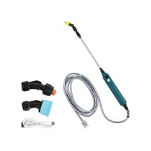 Pazly Paslanmaz Çelik Su Hortumu Püskürtme Çubuğu, Ayarlanabilir Sprey, Elektrik Ekranlı, Elde Taşınır Geri Çekilebilir 2