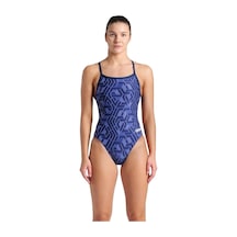 Arena Women's Escape Swimsuit Challenge Back Kadın Yüzücü Mayo Lacivert 007739700 Lacivert