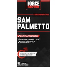 Force Factor Fundamentals Saw Palmetto 610 Mg 60 Capsules