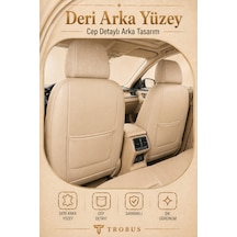 Kgm Torres Evx 2023+ Uyumlu Nova Serisi Tay Tüyü Bel Destekli Bej Premium Koltuk Kılıfı