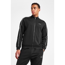 Lescon Erkek Fermuarlı Sweatshirt 25n-1150 Siyah