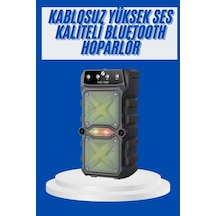 Ilkeshop Büyük Boy Bluetooth Hoparlör Çoklu Bağlantı Çift Çıkışlı Tnabilir Kesintisiz
