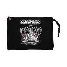 Scorpions Return To Forever Siyah Clutch Cüzdan / El Çantası Siyah