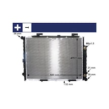 Esse Oto W210 S210 M111 95-02 Klımalı Su Radyatoru Mahlecr2204001s A2105003003