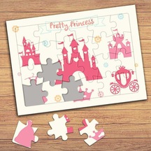 Pretty Princess 24 Parça Çocuklara Özel Puzzle Yapboz Tablo-001