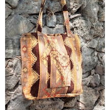 Bk Gift El Yapımı Otantik Türk Kilim Omuz Çantası -6, Günlük, Kitap, Tablet, Plaj Ve Seyahat Çantası Kobitmeyencom35841 Bk Gift
