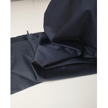 Lacivert Renkte Pamuk Saten Kumaş En 140 Cm X Boy 210 Cm -10329 Lacivert
