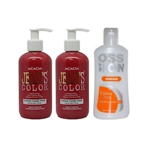 Saç Boyası Pamuk Şekeri Pembe 250ml 2ad Ve Ossion Boya Temizleyici 200ml